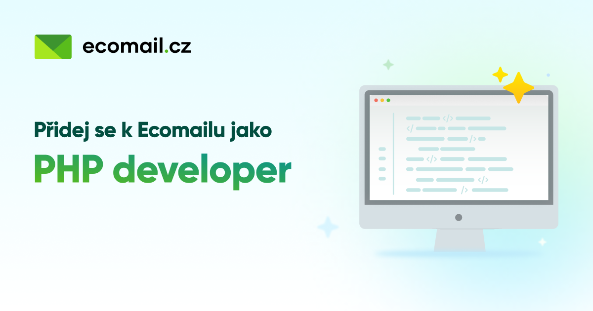 Ecomail Zkušený Full Stack Developer - vývoj SaaS produktu 🚀 | Ecomail.cz