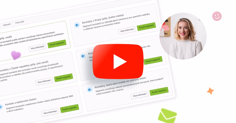 Video s novinkou v Ecomailu: Oblíbené segmenty našich klientů