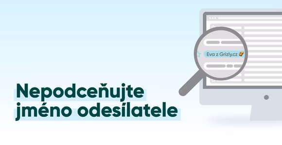 newsletter jméno odesílatele