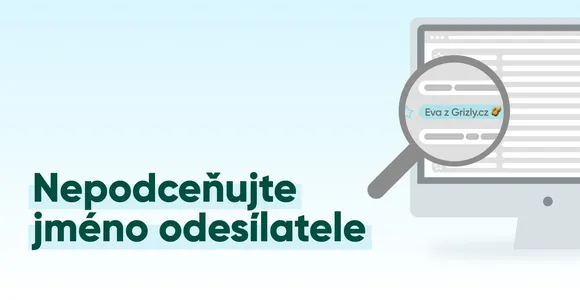 newsletter jméno odesílatele