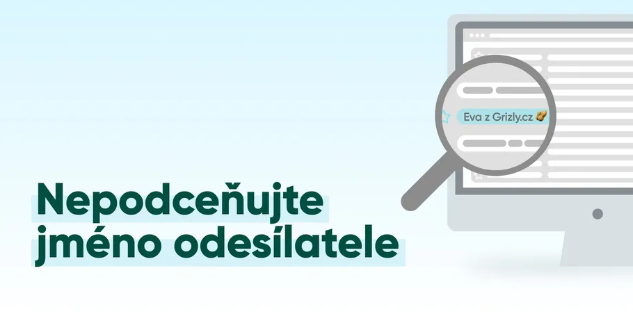 newsletter jméno odesílatele