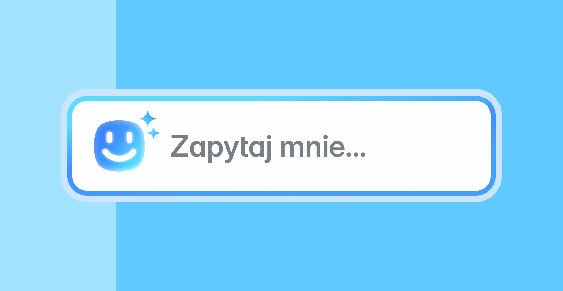Niebieski baner z napisem "Zapytaj mnie" oraz logiem EMA