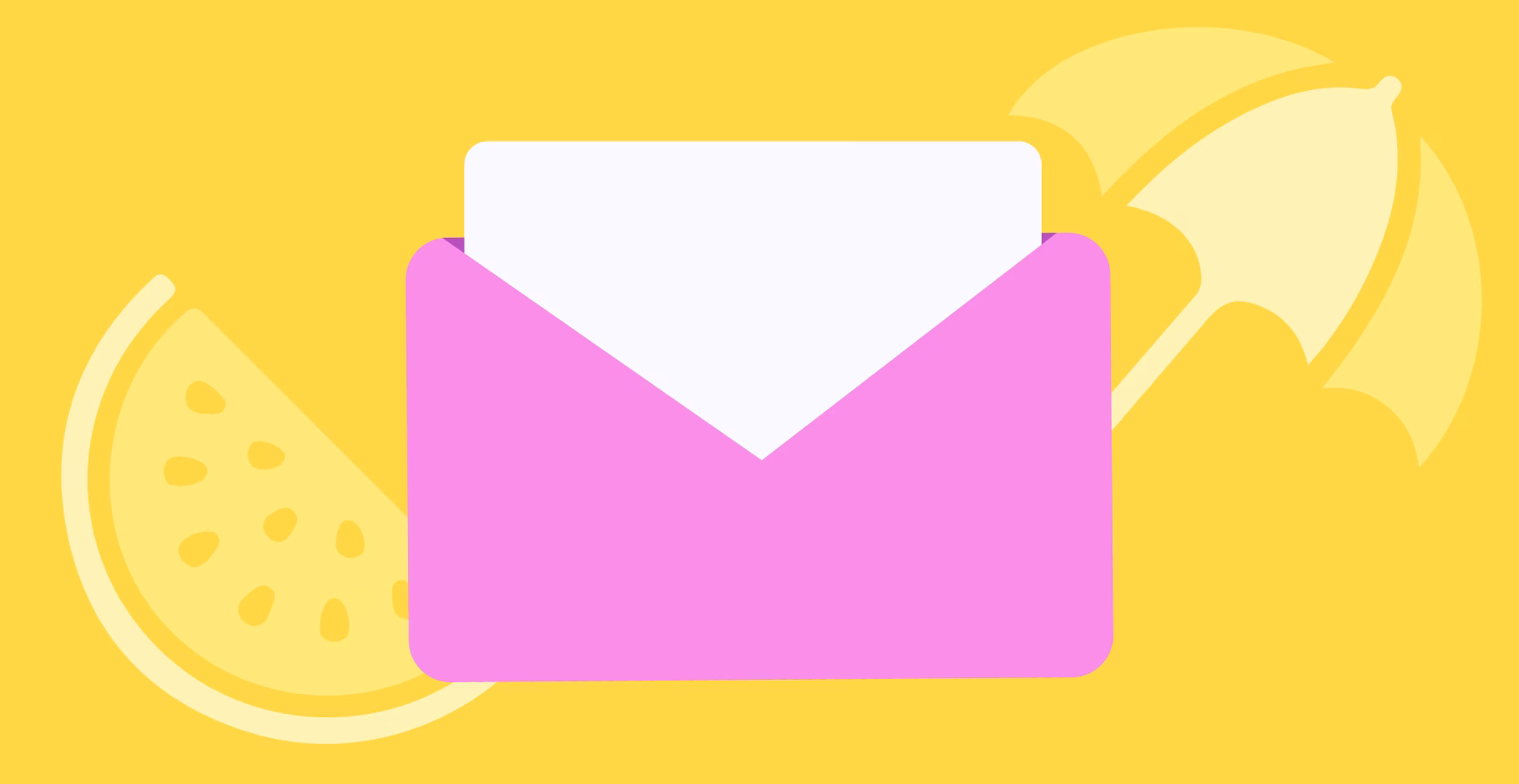 E-mailing v lete grafika