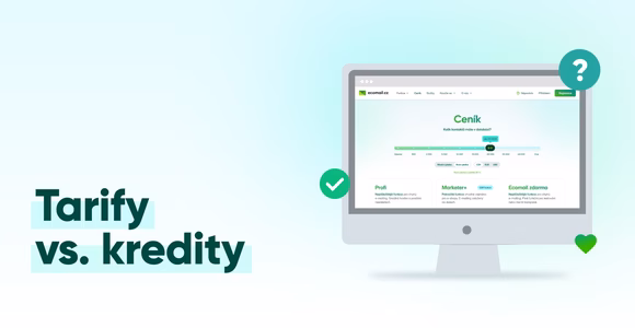 Tarifky a kredity Ecomail