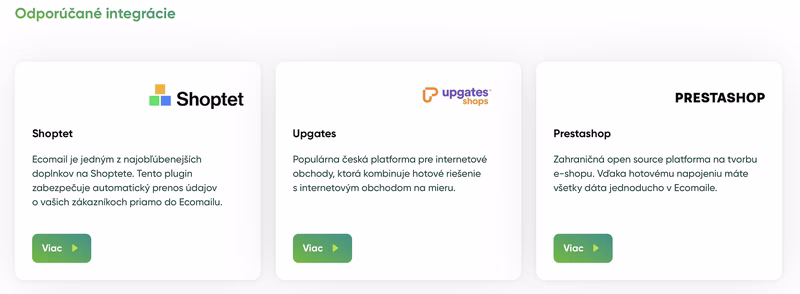 Integrácie