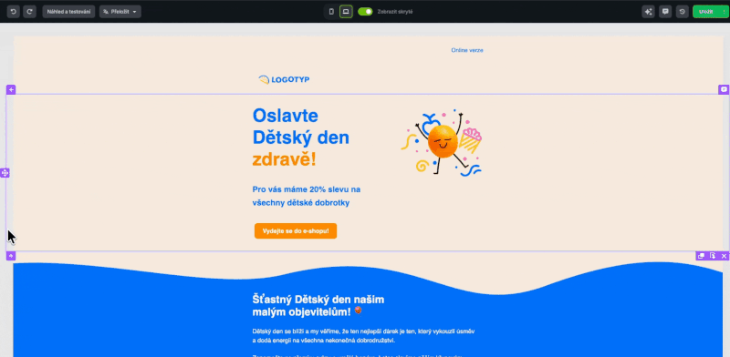 AI překlady šablon v Ecomailu