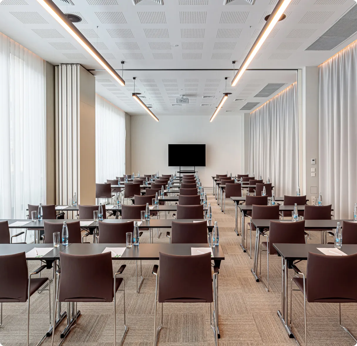 Místnost, kde bude probíhat školení.