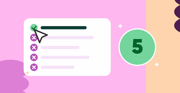 Różowy baner nawiązujący do tytułu artykułu Marketing automation nie jest dla małych firm, Obalamy 5 mitów