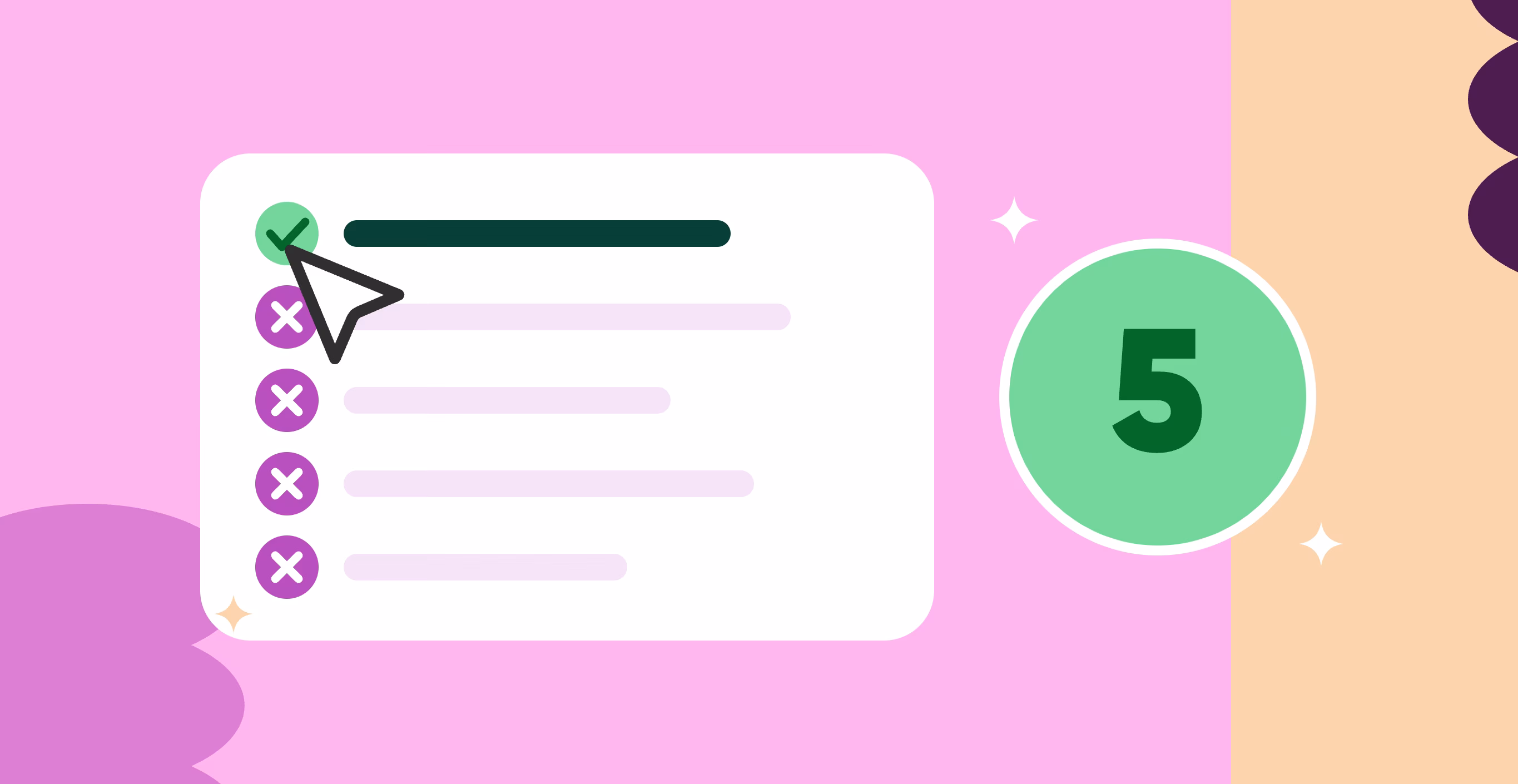 Różowy baner nawiązujący do tytułu artykułu Marketing automation nie jest dla małych firm, Obalamy 5 mitów