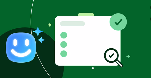 Zielony baner który reprezentuje graficznie funkcję EMA CHECK