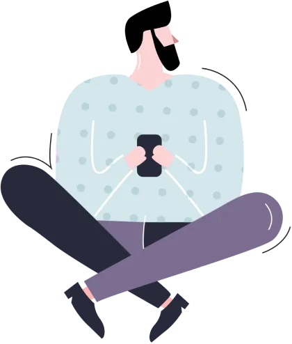 hero sitting