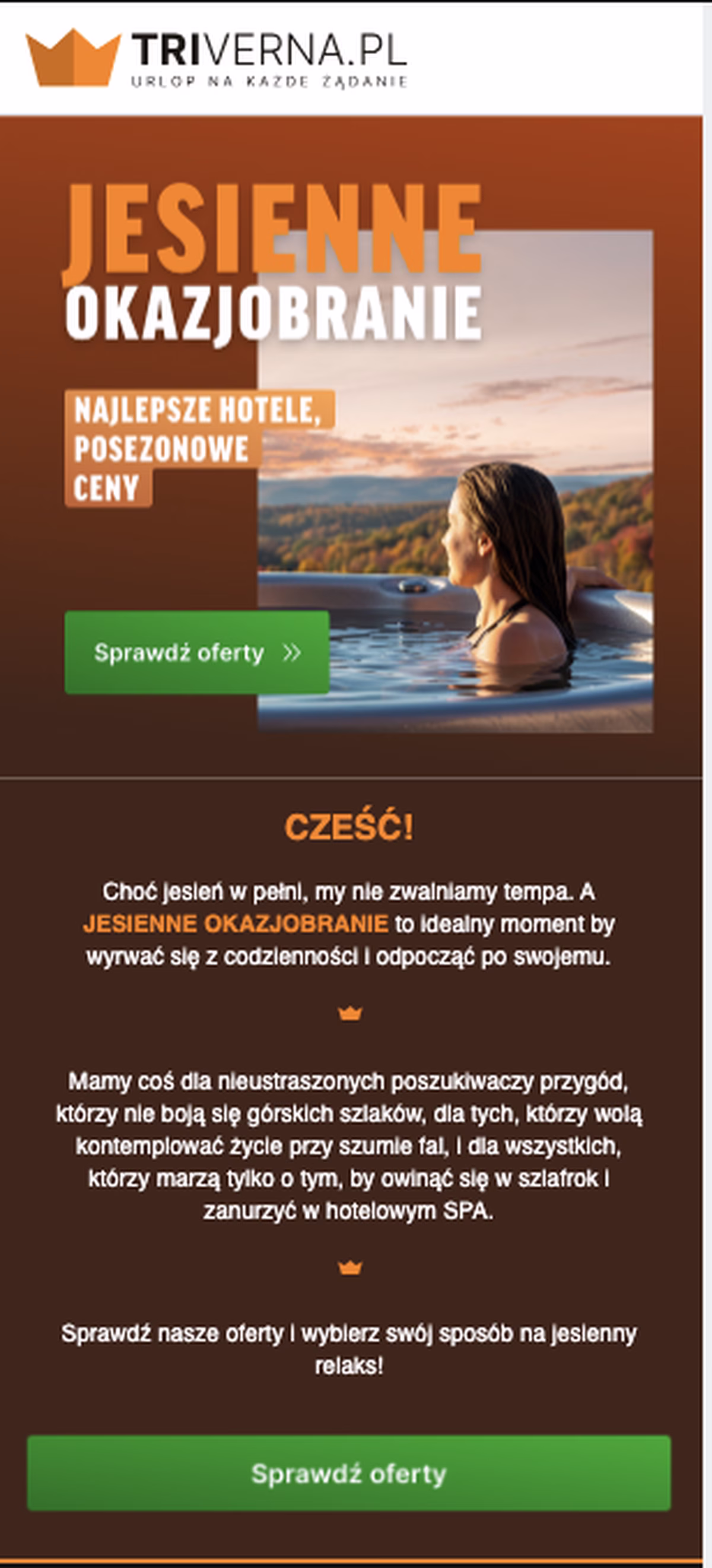 Przykład jesiennej kampanii mailingowej