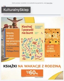 Przykład newslettera z książkami