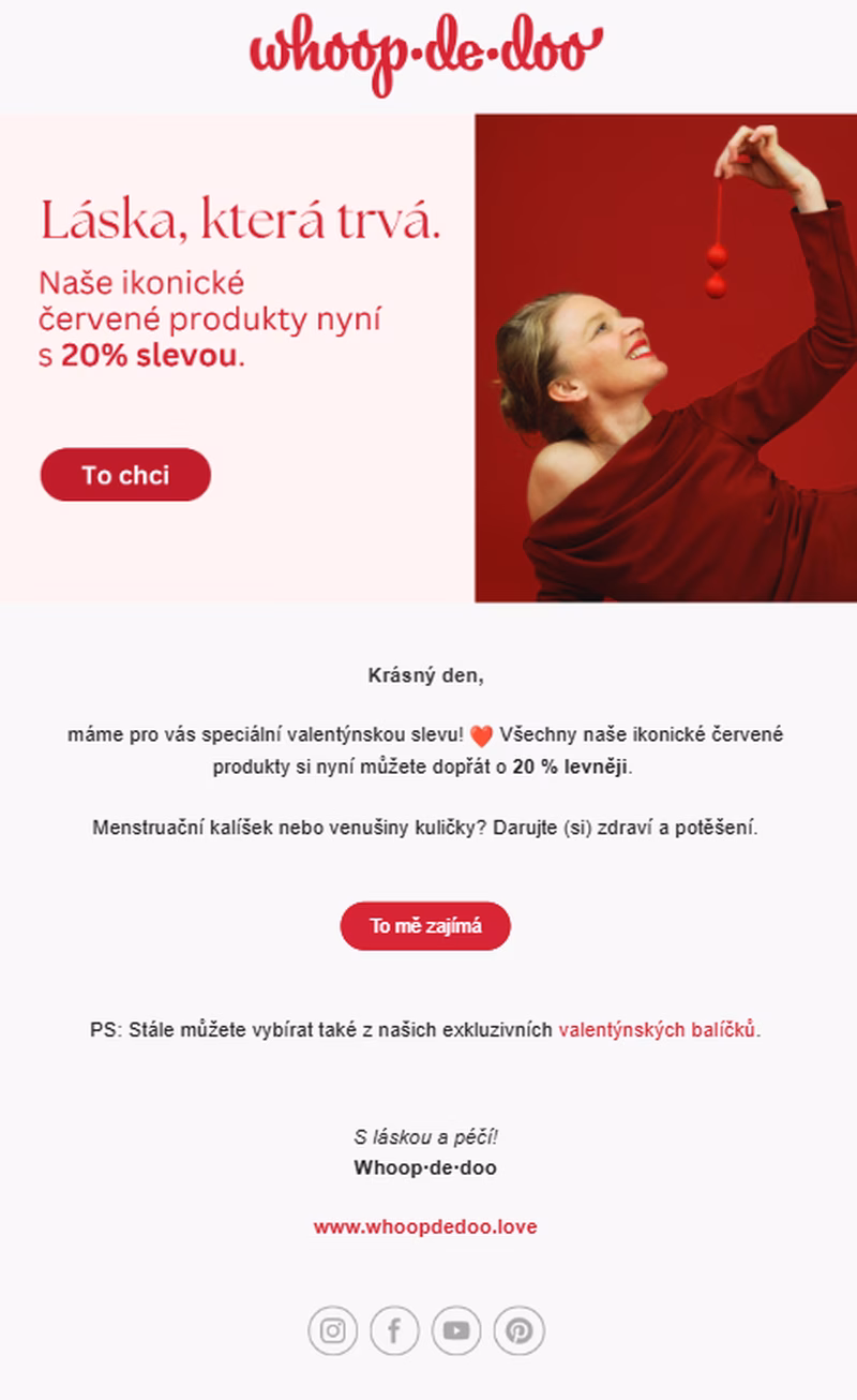 Newsletter Whoopedoo Valentýn