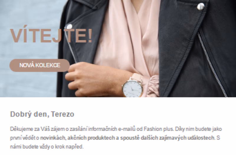 welcome kampaně ecomail