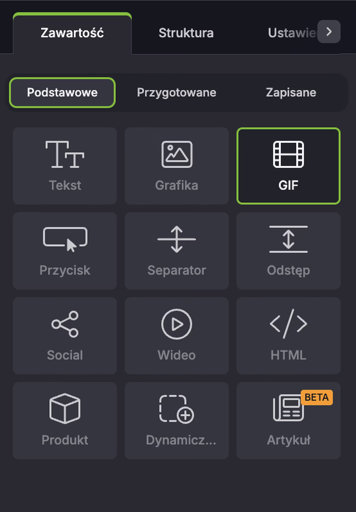 GIF w wiadomości e-mail