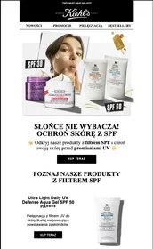 przykład letniego maila z ofertą kostmetyków