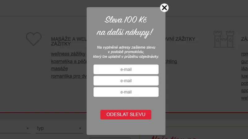 pop up okno