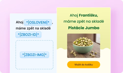 Personalizace v Ecomailu