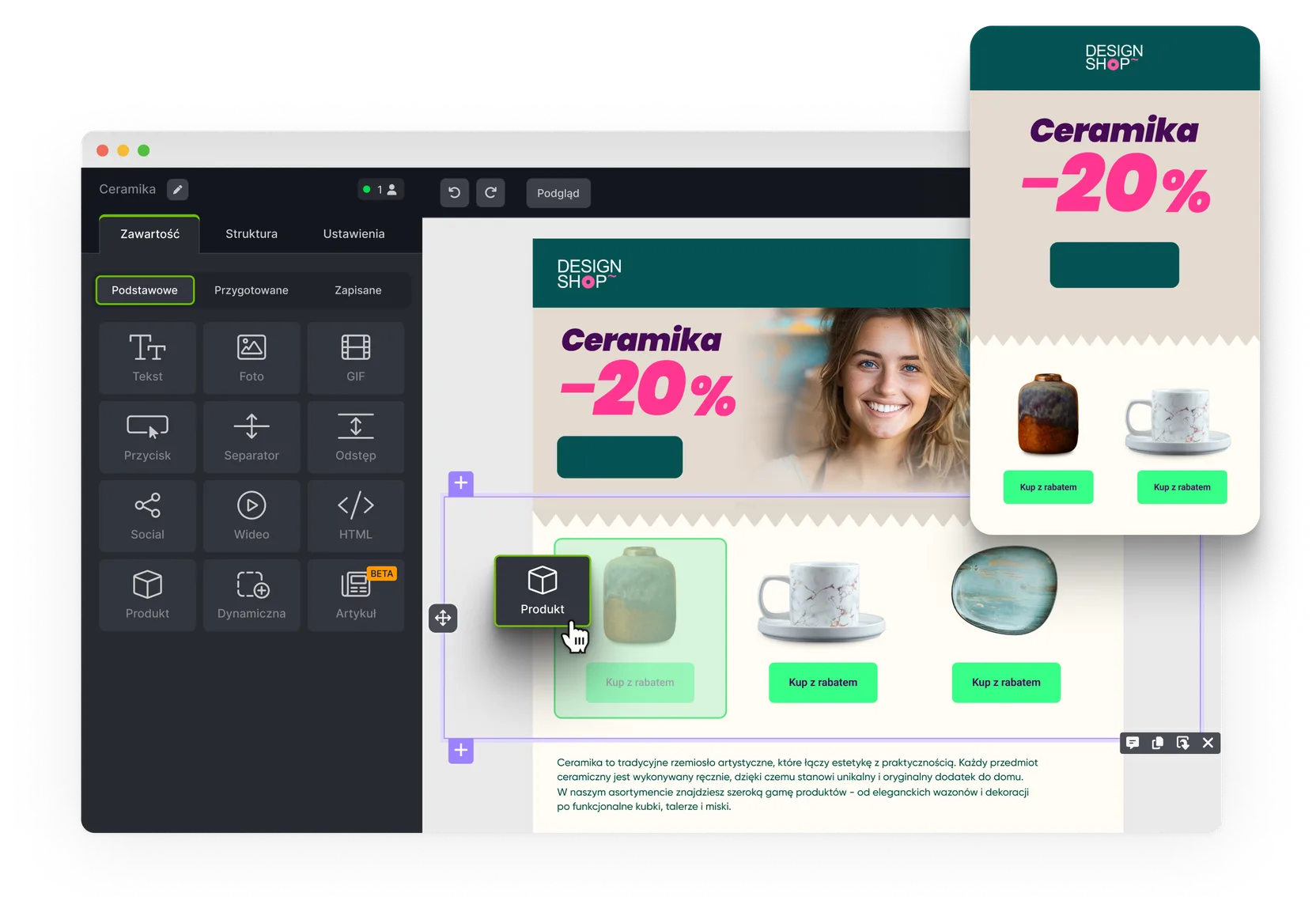 template editor image