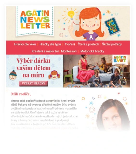 Ukázka newsletteru