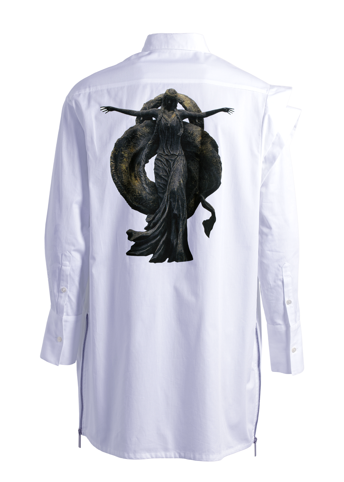 Queen Marika Ridged Sleeve Shirt