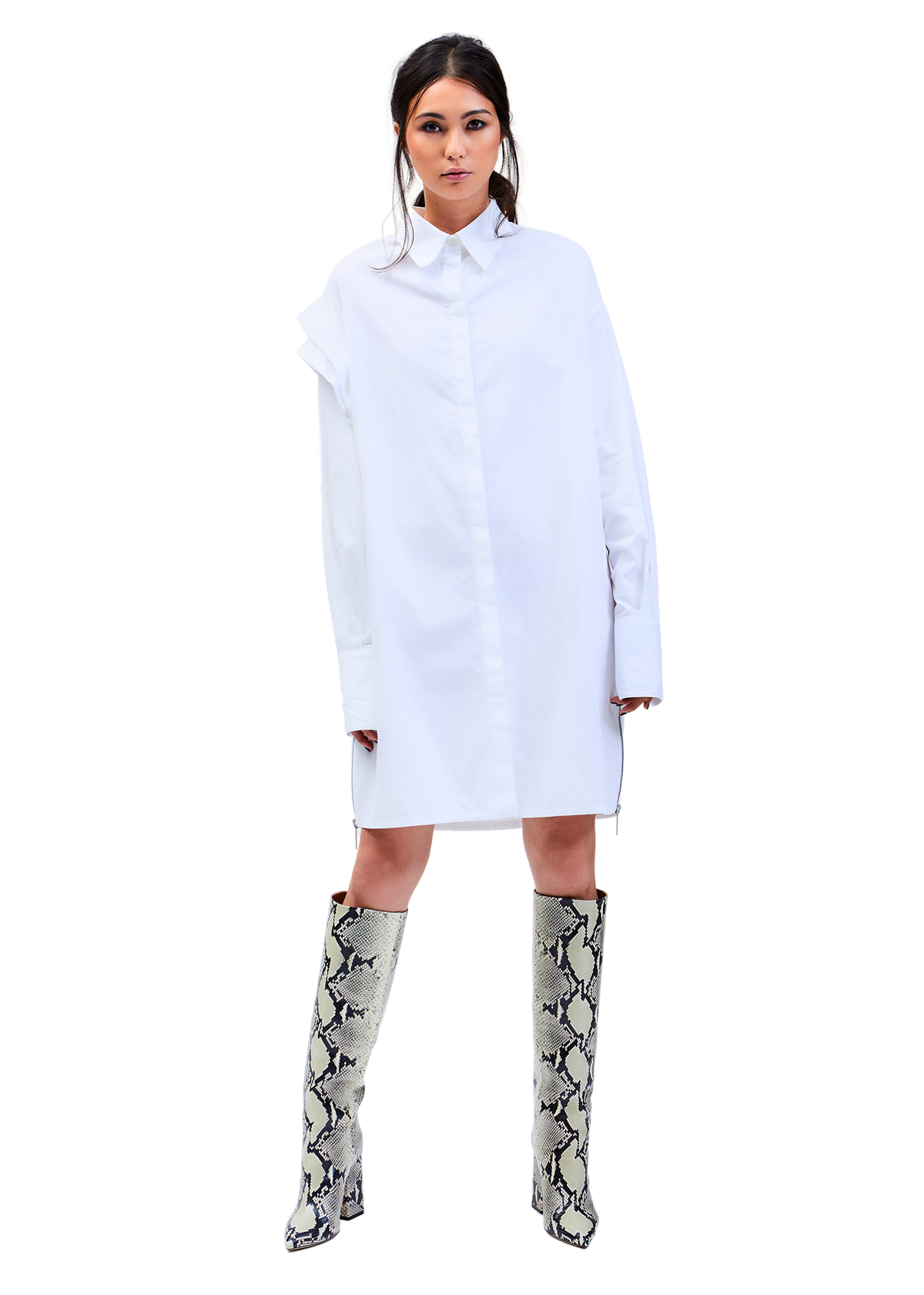 Queen Marika Ridged Sleeve Shirt