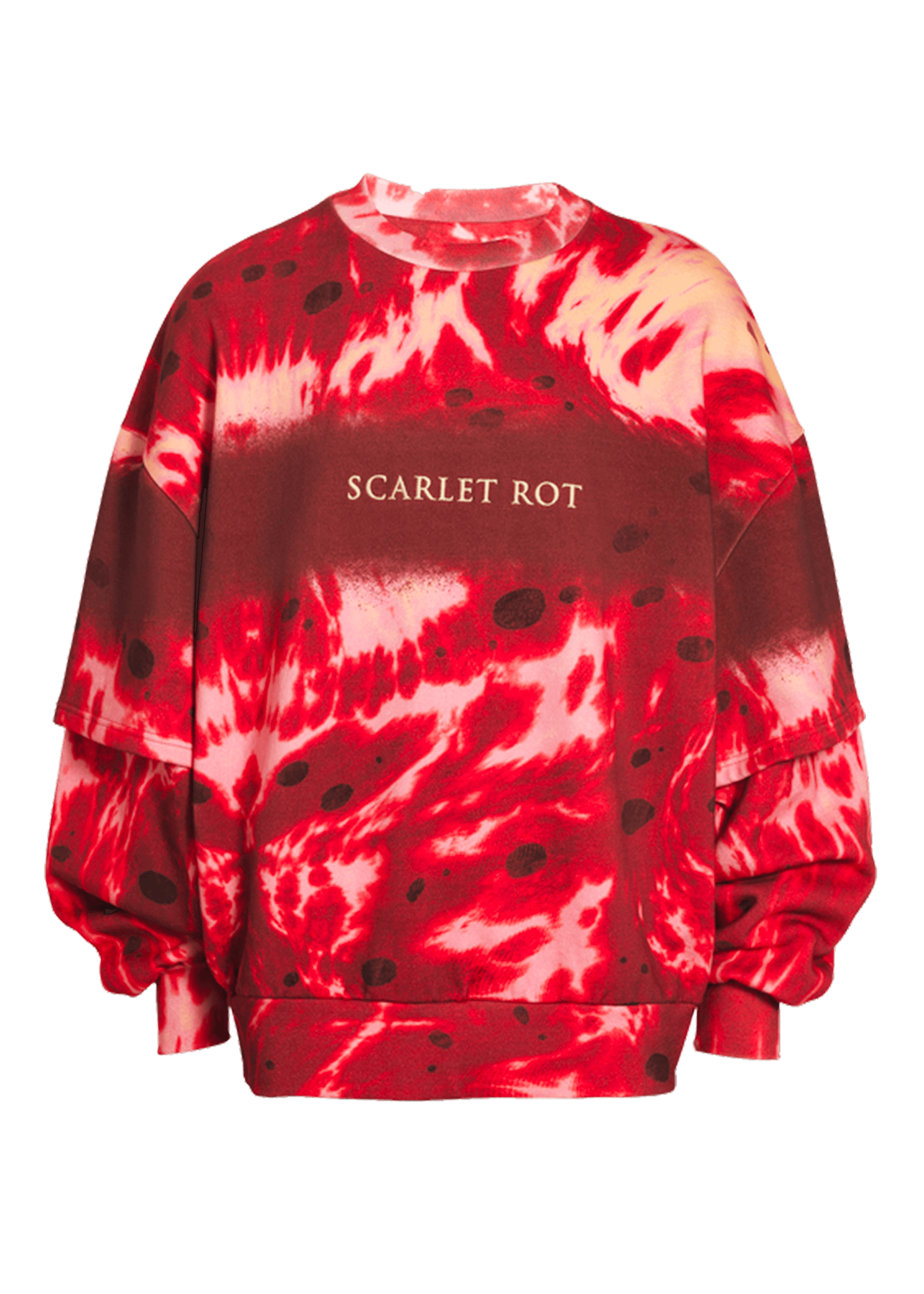 Scarlet Rot Dual Sleeve Sweater