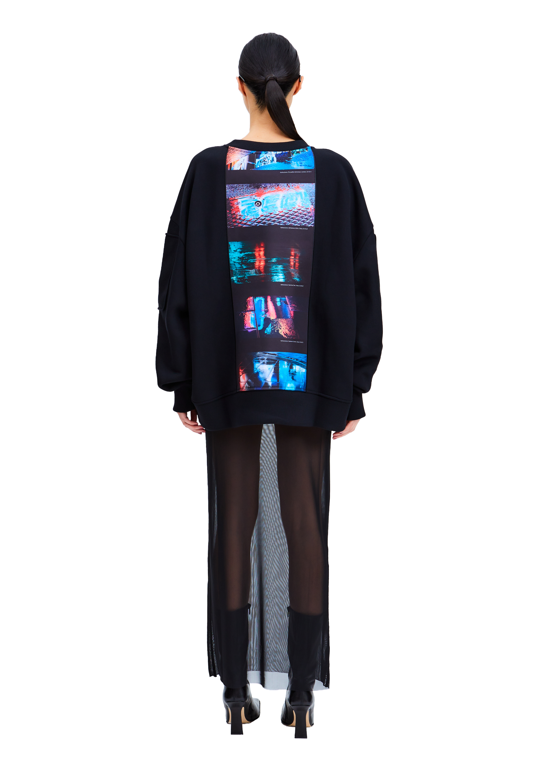 After Dark Panelled Sweatshirt