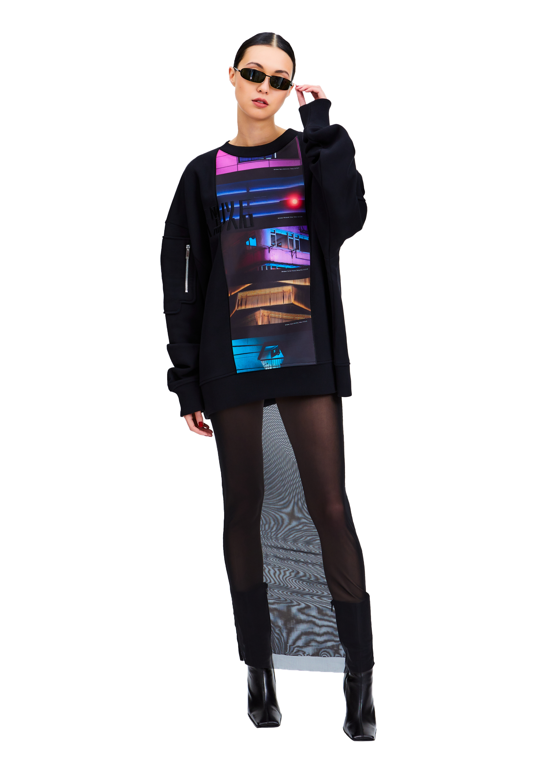 After Dark Panelled Sweatshirt - ARK/8 | ARK/8