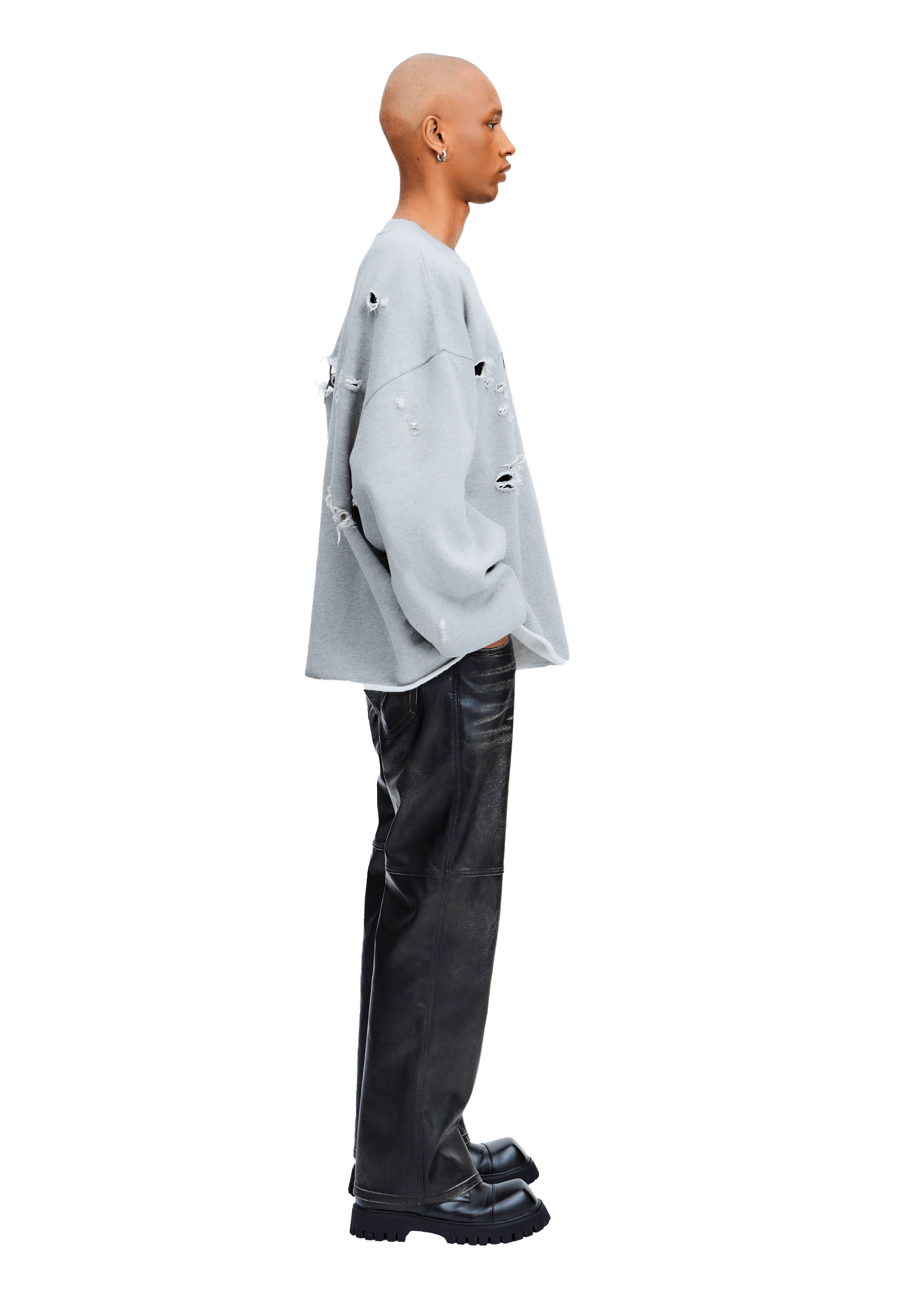 Tarnished Destroyed Sweatshirt