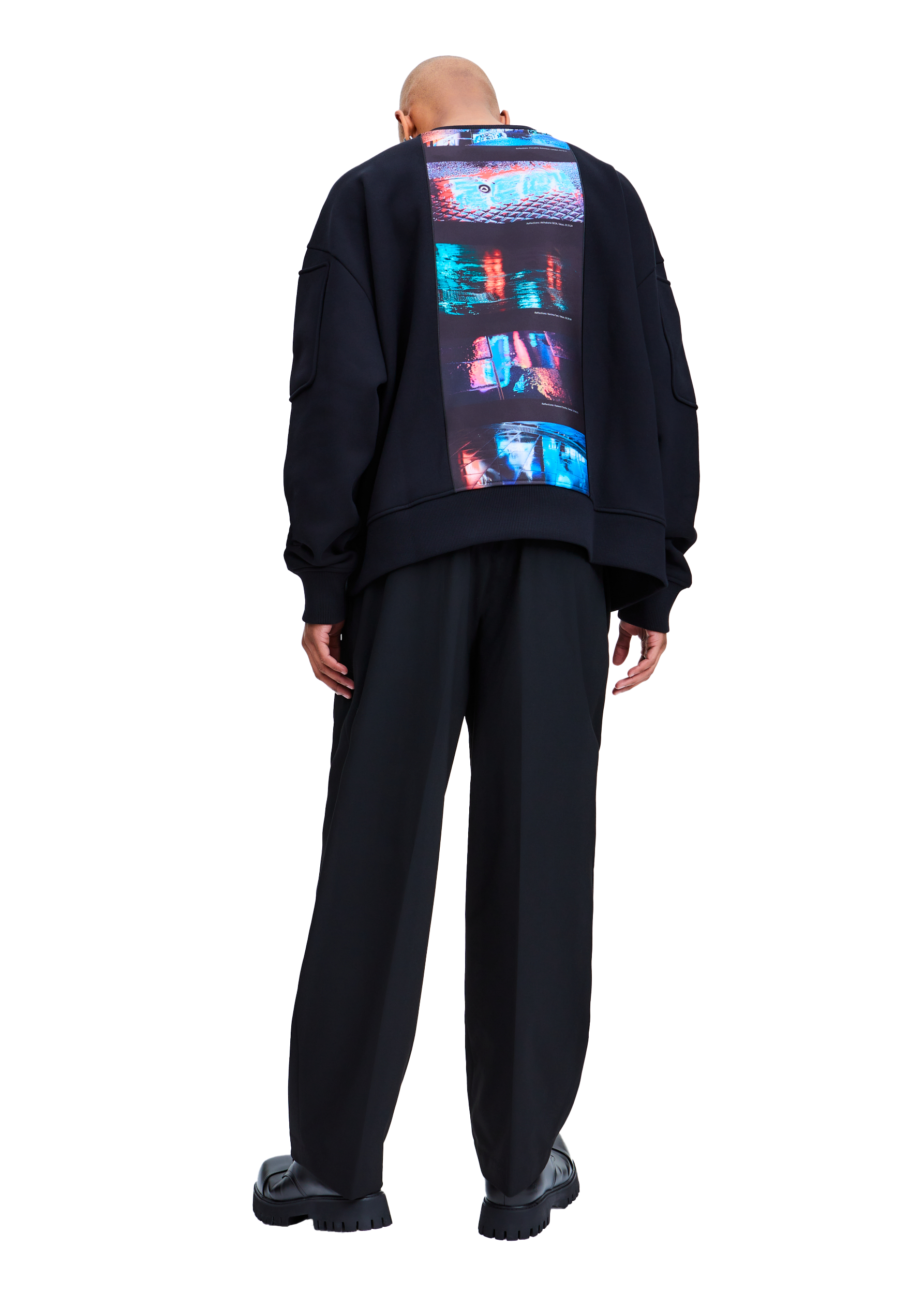 After Dark Panelled Sweatshirt