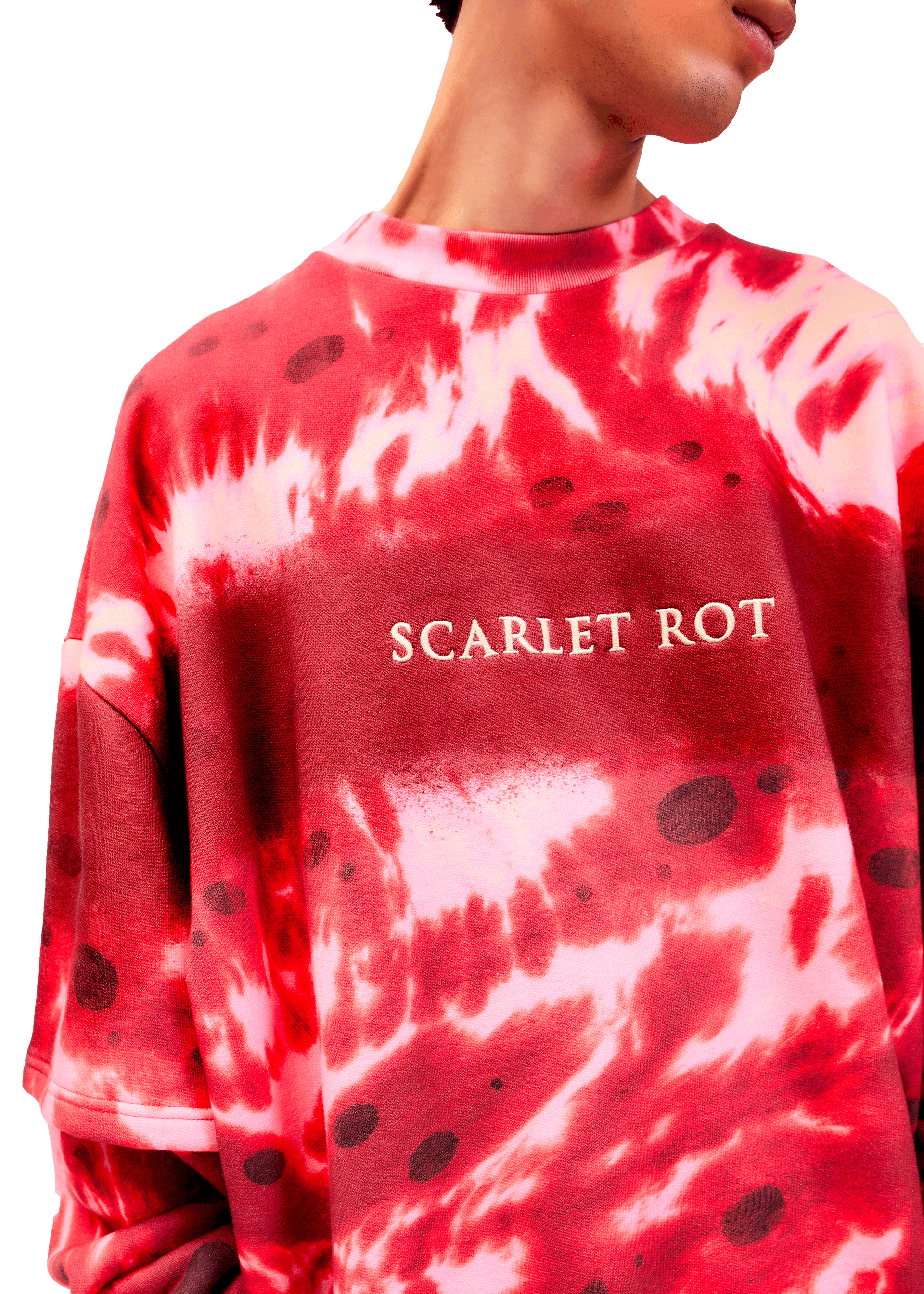 Scarlet Rot Dual Sleeve Sweater