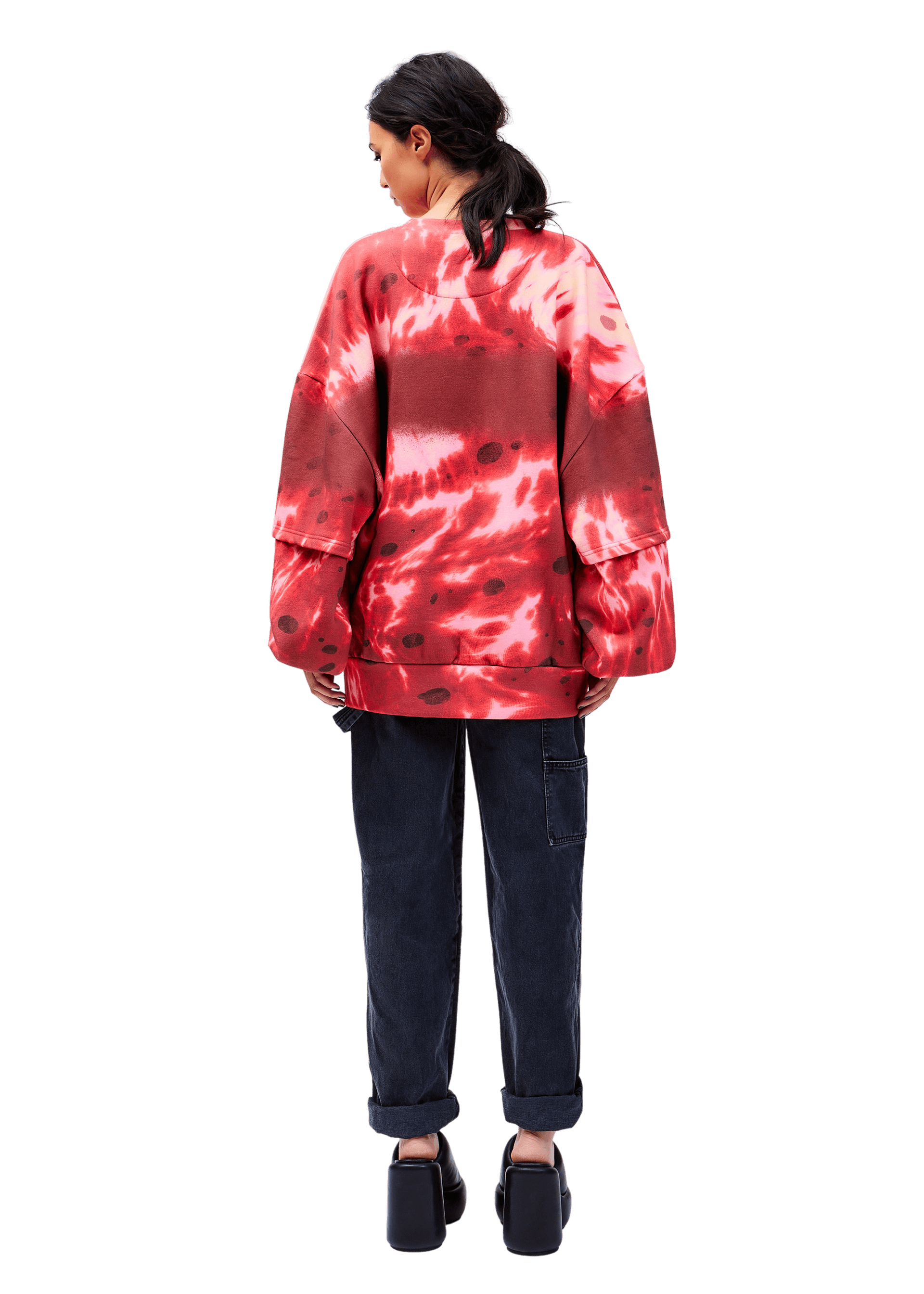 Scarlet Rot Dual Sleeve Sweater