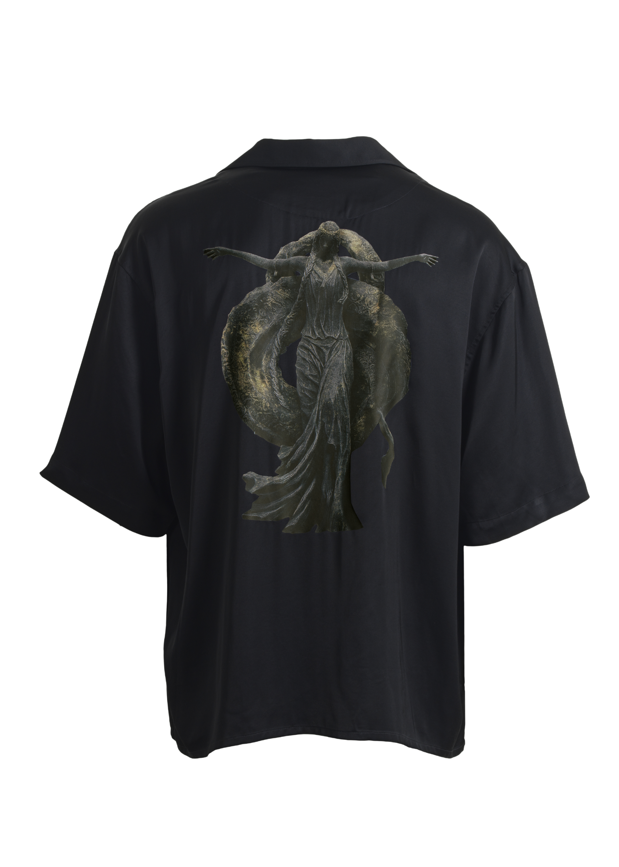 Queen Marika Satin Shirt - Back View