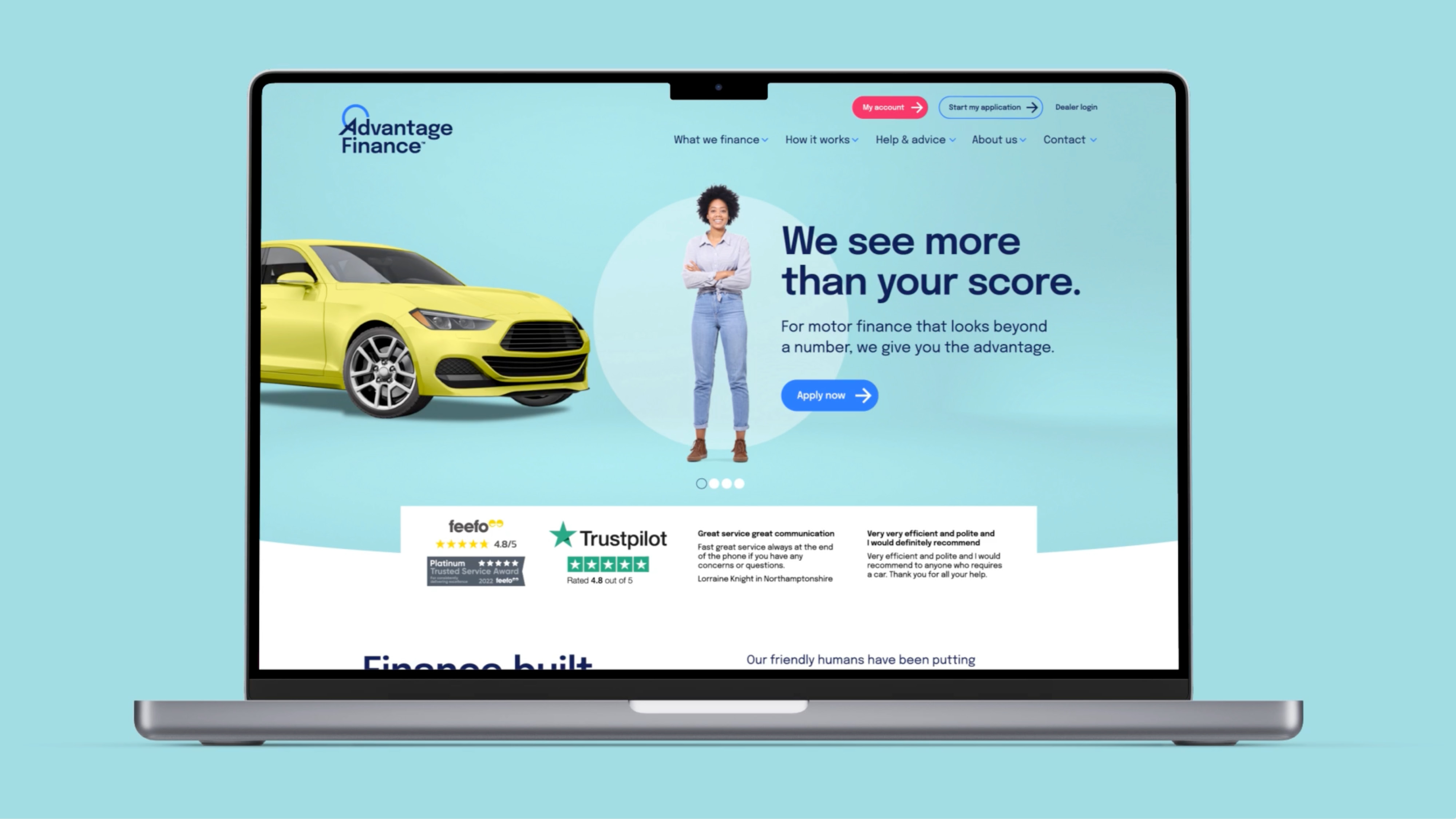 Humanising Car Finance Advantage Finance