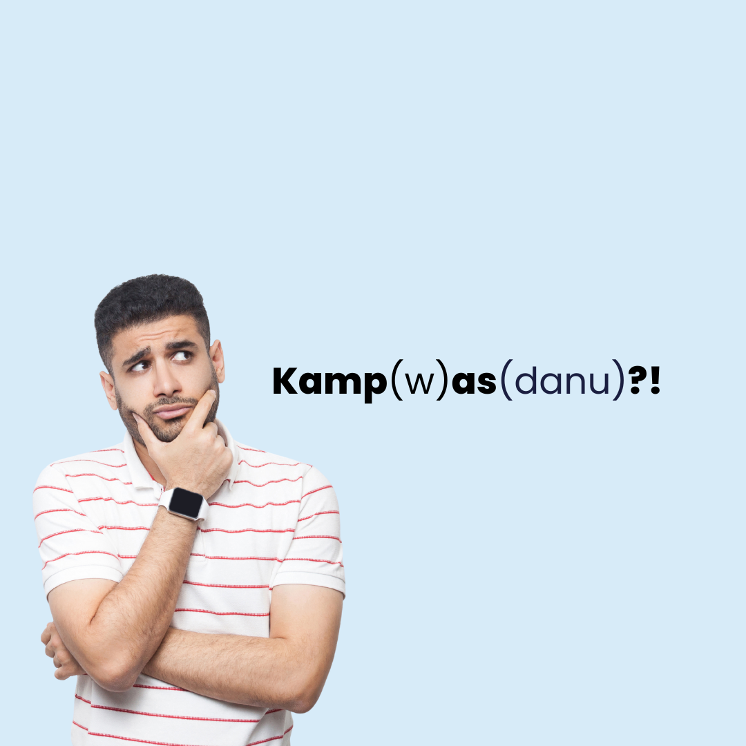 Kamp(w)as(danu): contactformulier VS reservatieaanvraag 