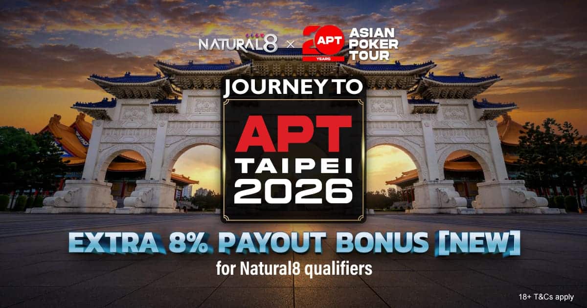 APT Taipei 2026 Extra 8% Payout Bonus
