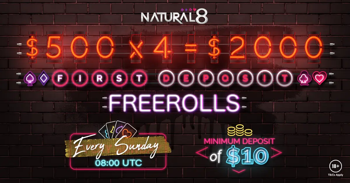 First Deposit Freerolls