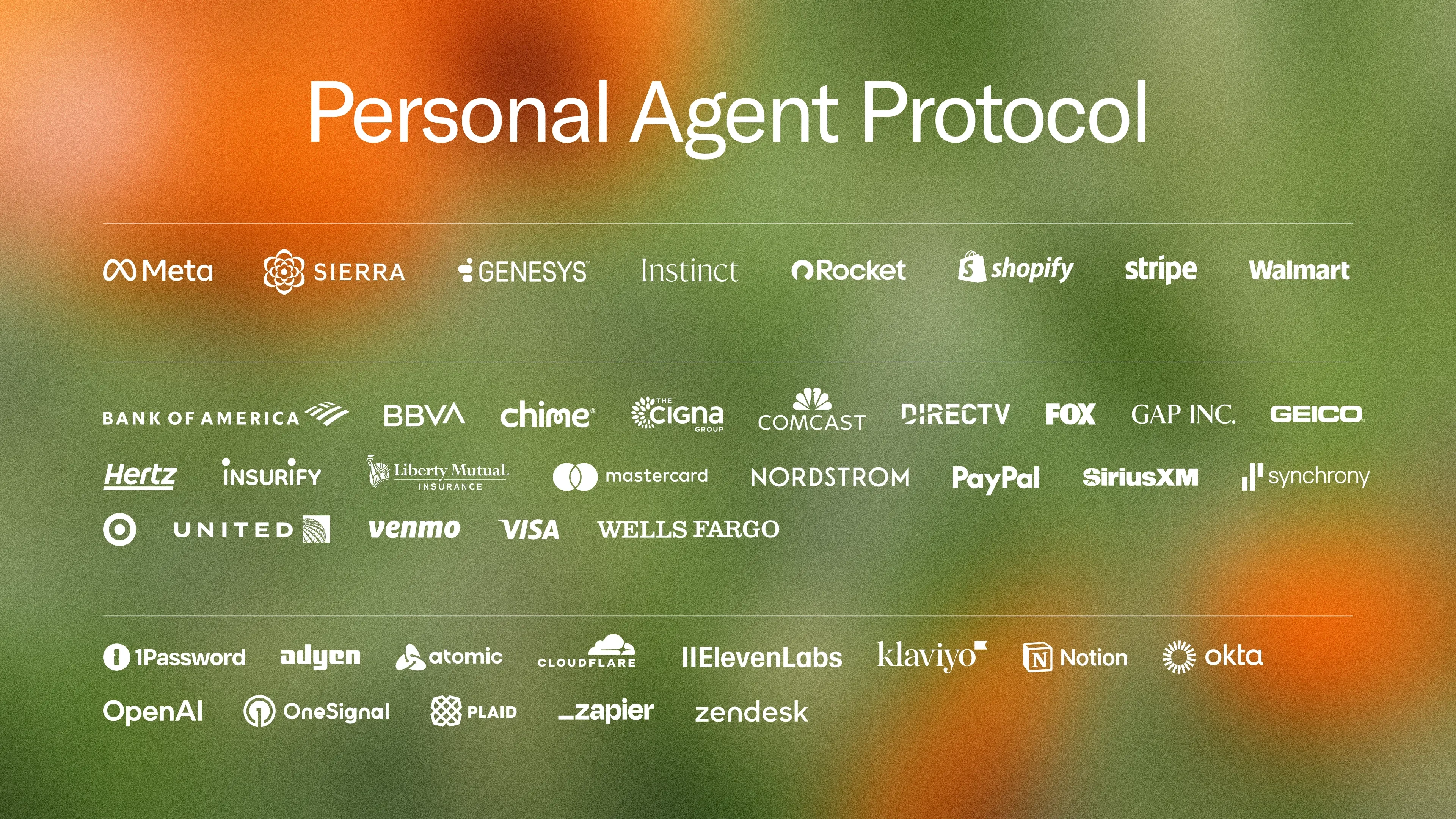 Personal Agent Protocol (Poppy) partners