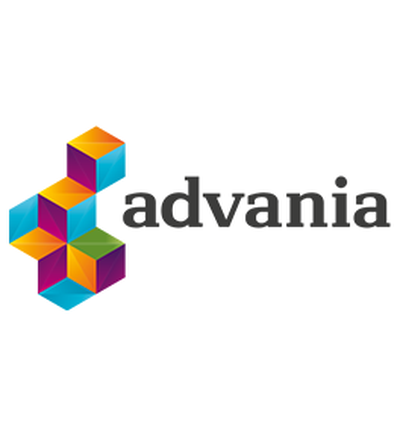 Logotyp Advania med vit bakgrund