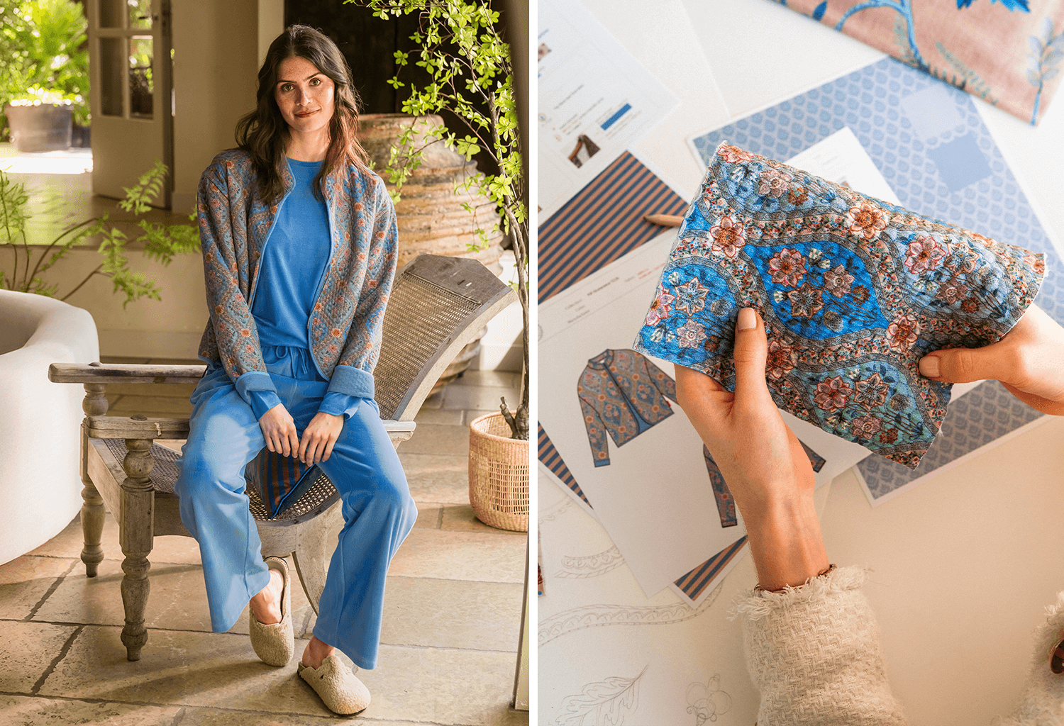 loungwear behind the design