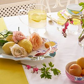 easter table styling tableware porcelain royal multi