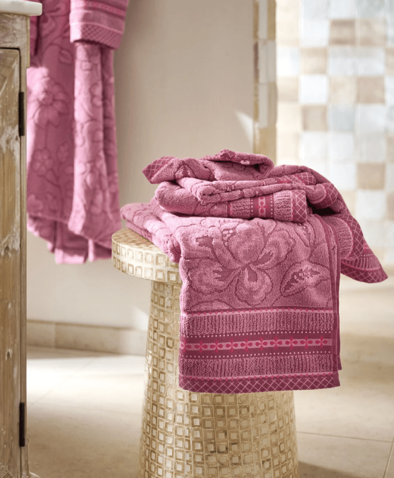 Roze handdoek