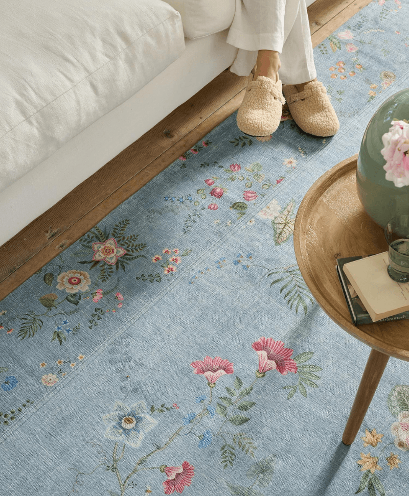 Vloerkleed blauw