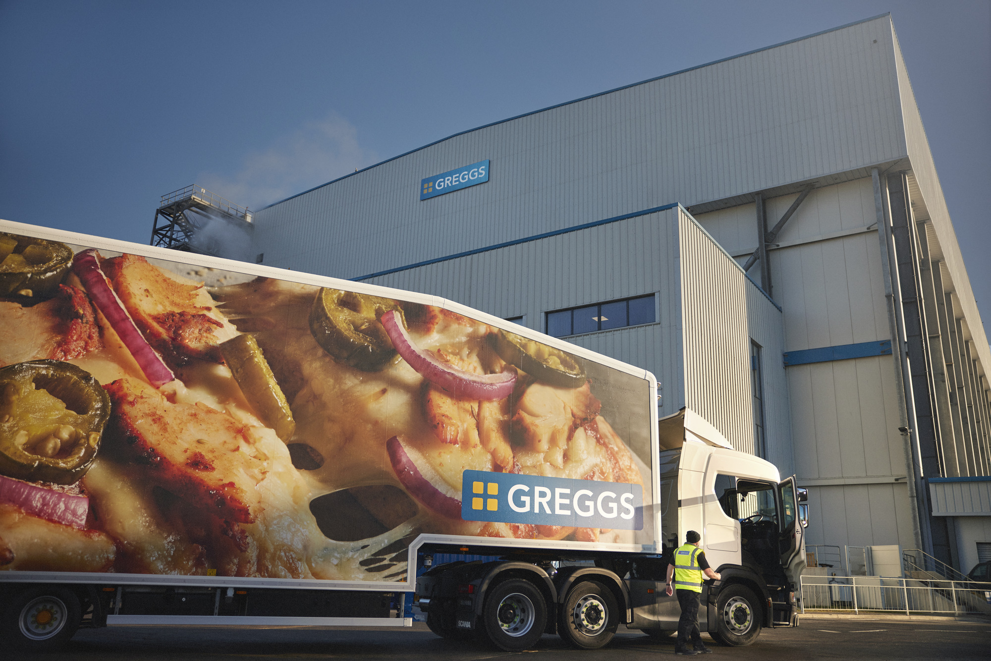 Balliol and truck Greggs