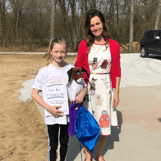 Budsies teacher delivers custom plush to students
