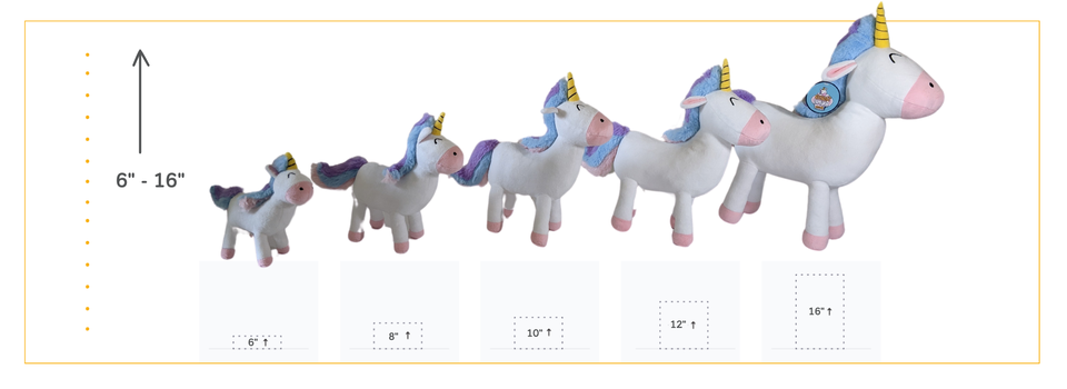 Plush sizes