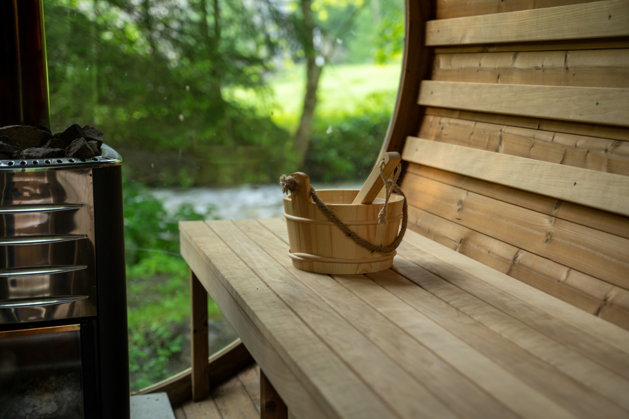 Eerste keer sauna