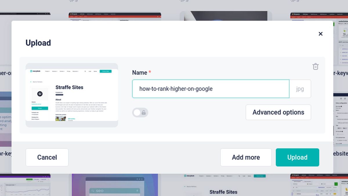 Website hoger in Google
